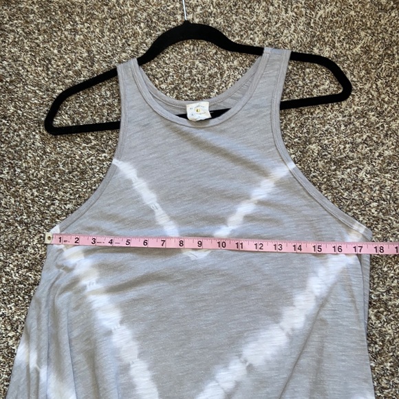 By Together tank dress swim suit cover tie dye knit dress S blue bin - Picture 5 of 7